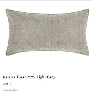 Urban Barn Throw Pillow Cover - New With Tag